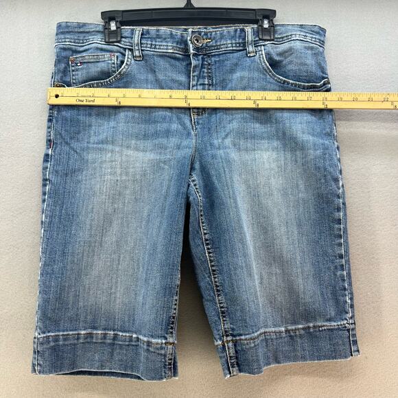 Tommy Hilfiger Women's Jean Bermuda Shorts Size W36 Normcore Summer Essentials C - Picture 7 of 11